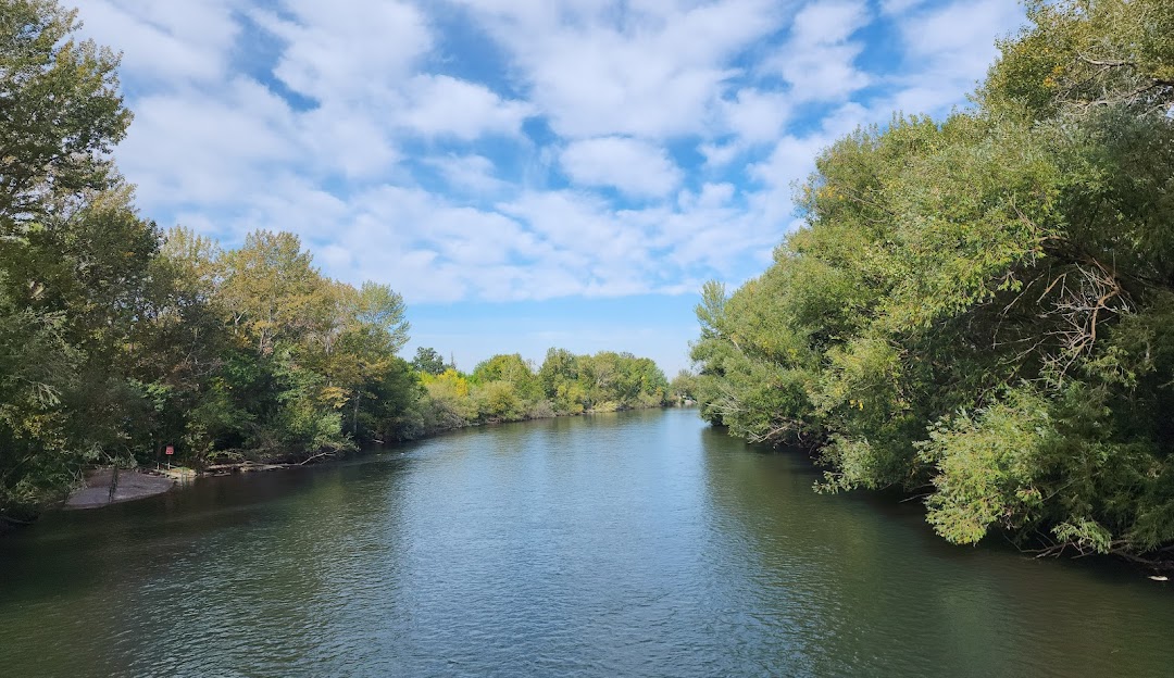 Steve and his wife enjoying a sunny walk in Garden City